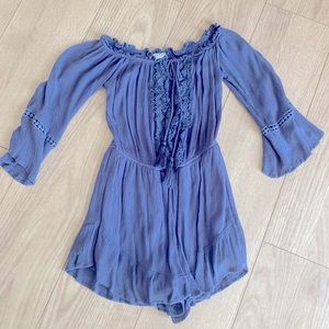 Boutique rayan romper blue size small